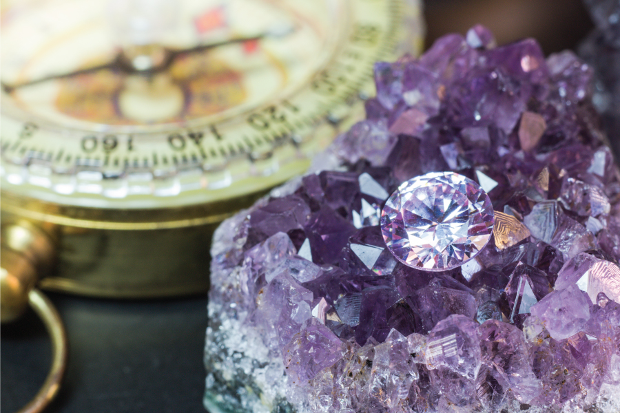 The Purple Diamond Engagement Ring Explained
