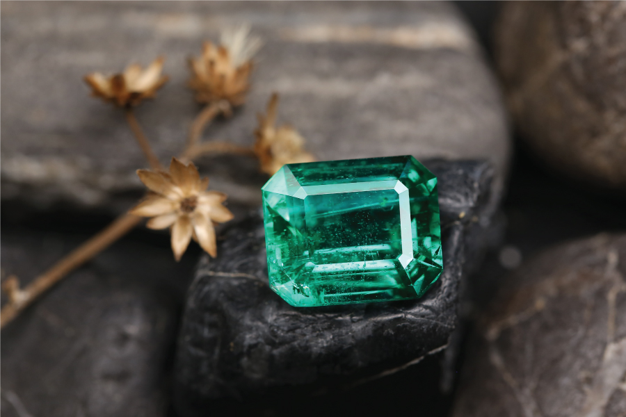Stunning emerald