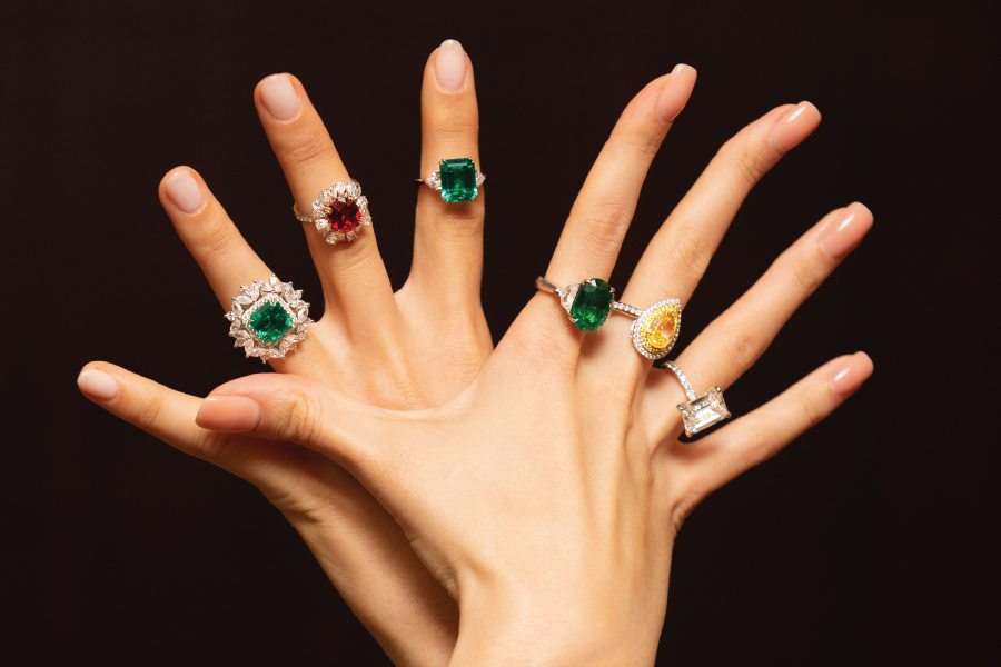 Amazing set of rings