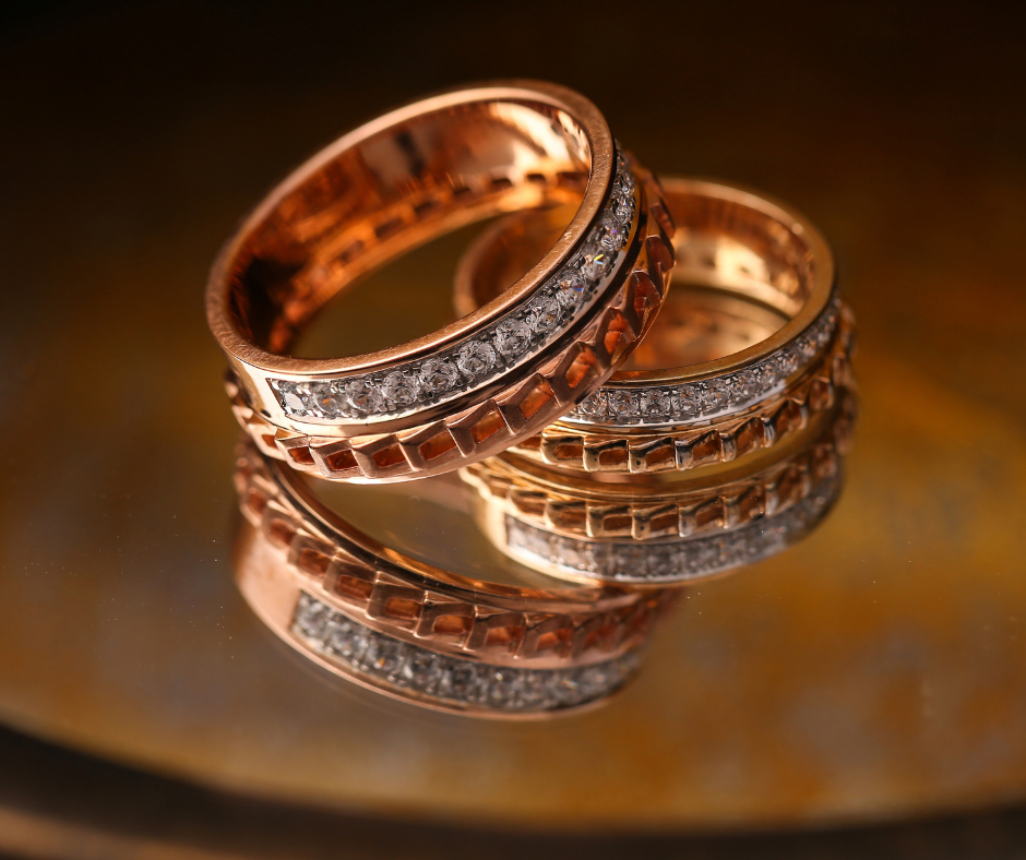 Clean White Gold Rings