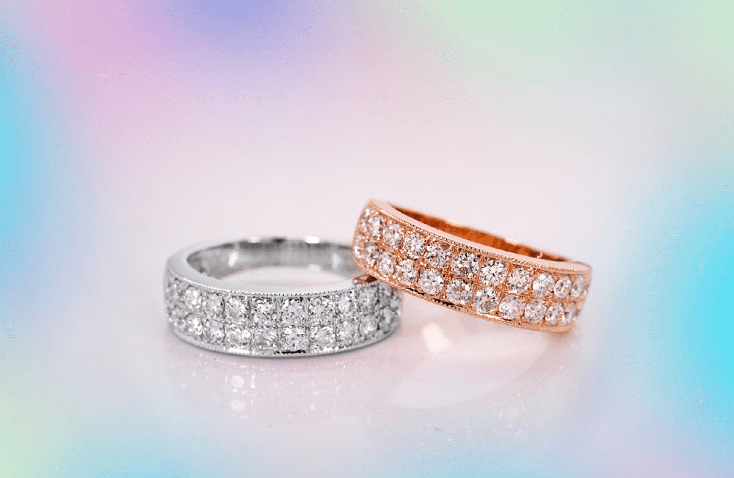 Micro Pave Diamond Ring - Jewel Smiths