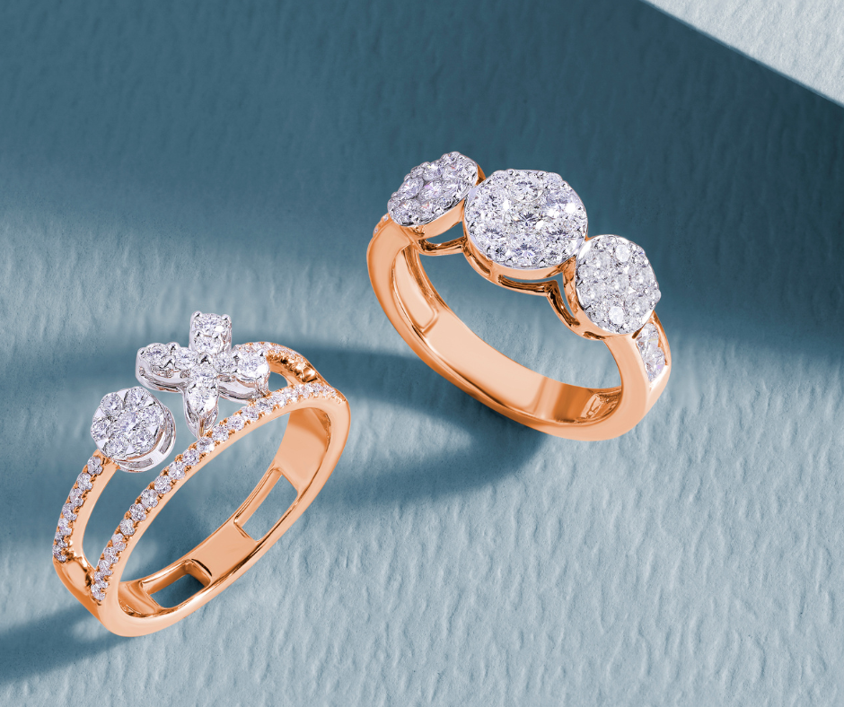 Rubover Diamond Ring