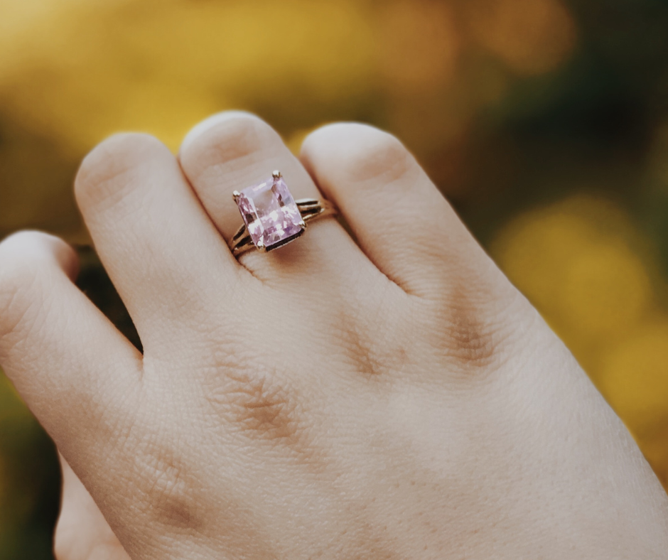 Fake Emerald Cut Engagement Rings