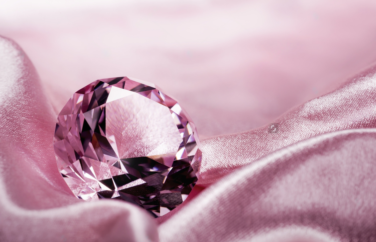 Pink Heart Engagement Rings