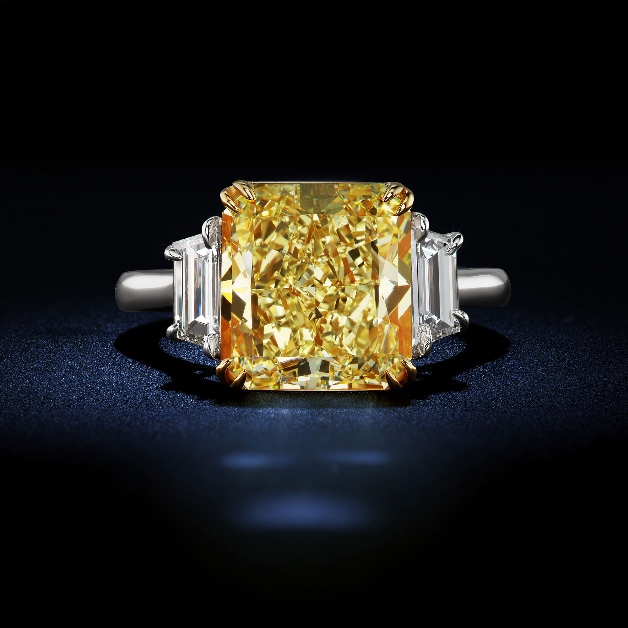 Yellow Canary Diamond Ring Price