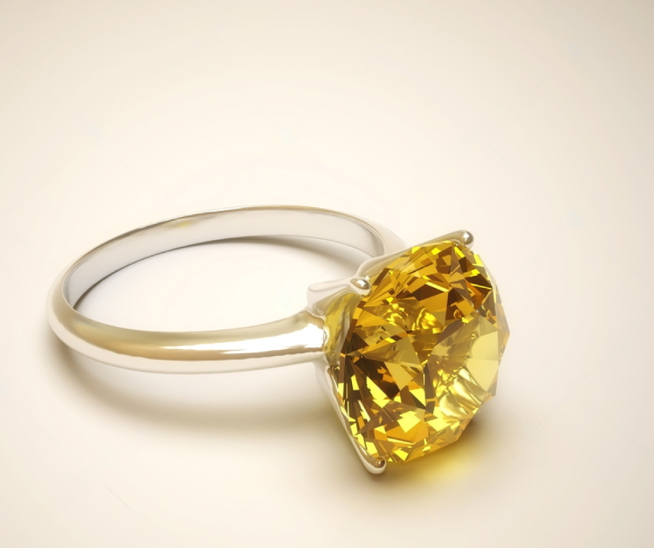 Large Yellow Diamond