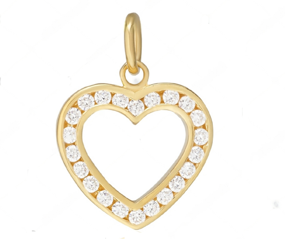 Yellow Gold Heart